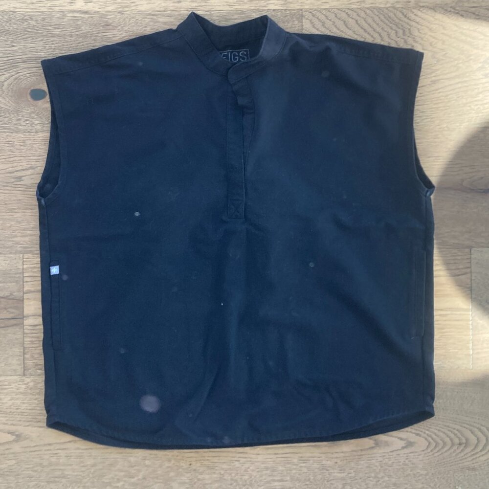 Figs Rafaela oversized scrub top black size medium